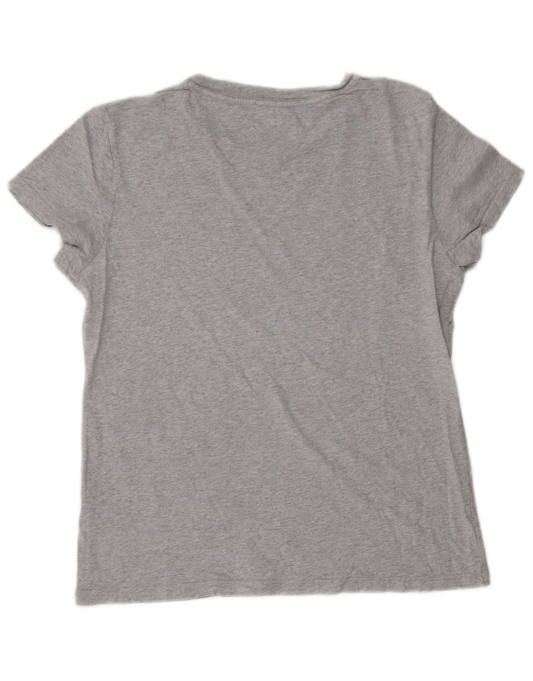 Tommy Hilfiger Camiseta gráfica para mujer Top UK 44 Gris medio