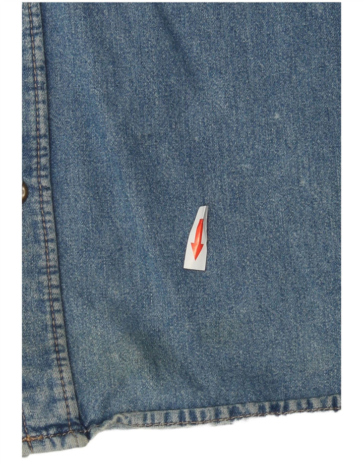 Diesel Camisa Vaquera Hombre XL Algodón Azul