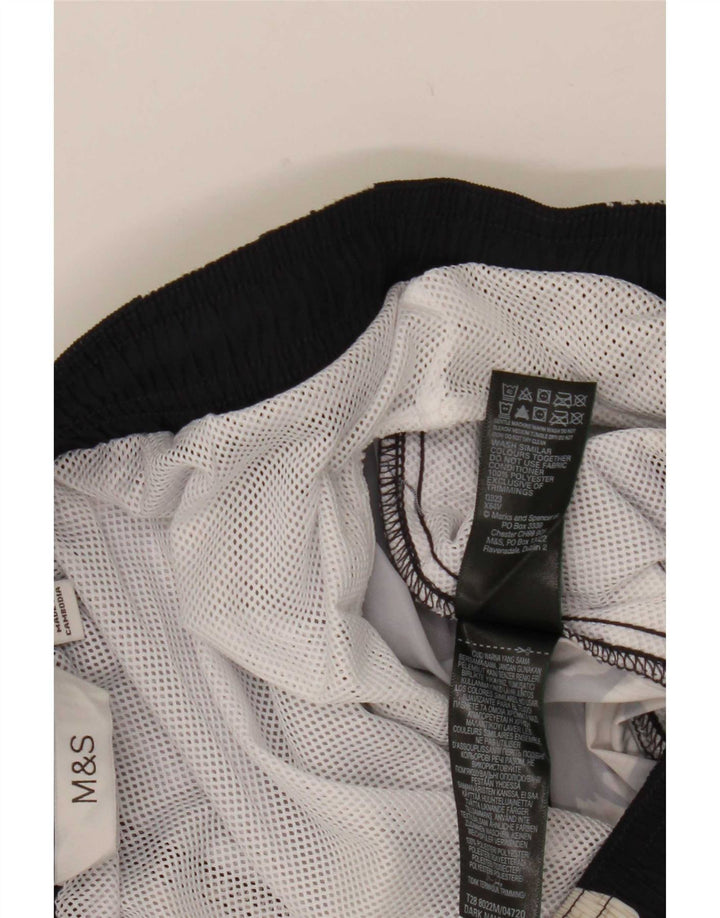 Marks & Spencer - Bañador para hombre (poliéster floral), color negro
