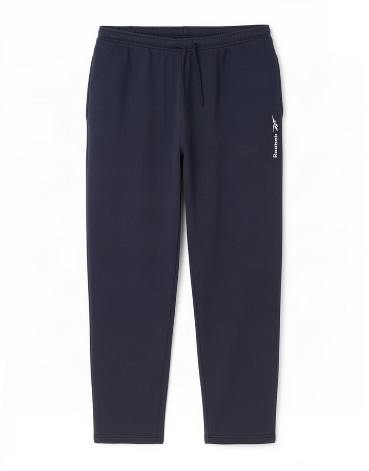 Reebok - Pantalón de chándal para hombre, talla grande, algodón azul marino