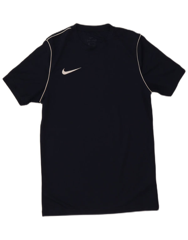Camiseta Nike Dri Fit para hombre Top Small Azul marino Poliéster