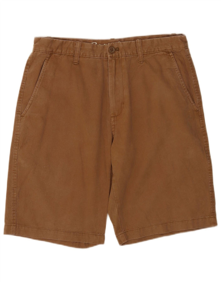 Eddie Bauer Pantalones cortos chinos para hombre W33 Algodón marrón medio