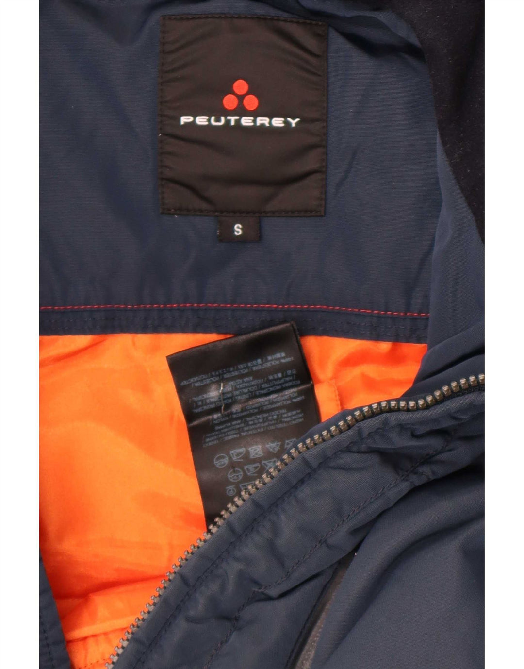 PEUTEREY Chaqueta acolchada para hombre UK 36 Small Azul marino Poliamida