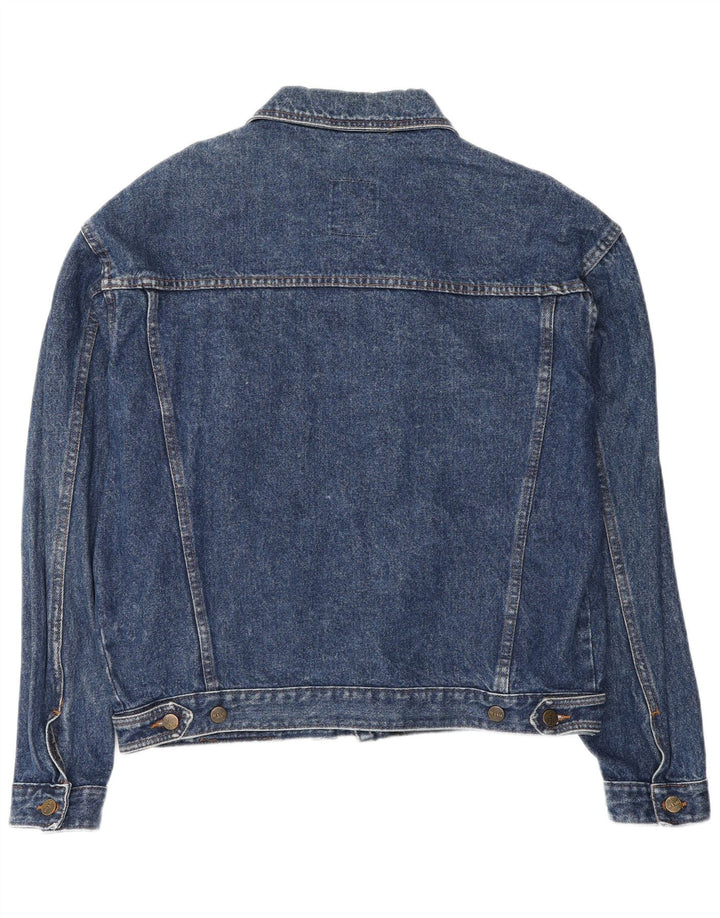 MASH Chaqueta vaquera para hombre grande azul