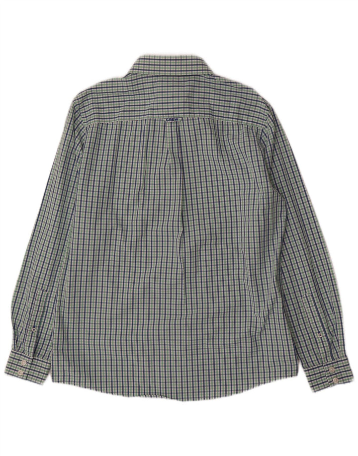 Crew Clothing Camisa de corte clásico para hombre Algodón a cuadros verde medio