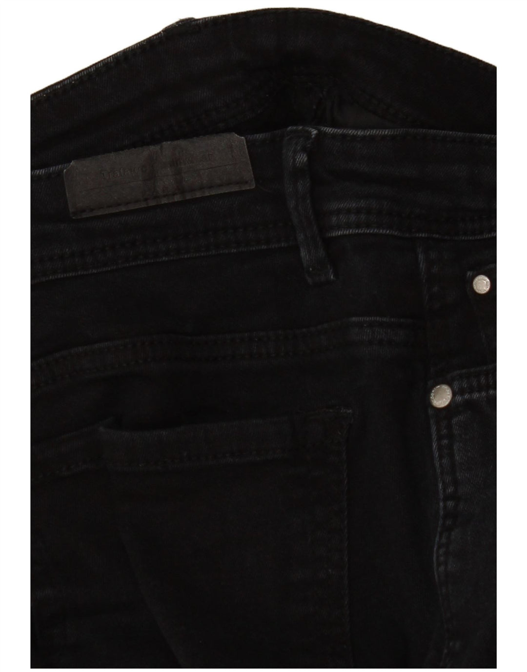 Zara Vaqueros Pitillo Mujer W28 L28 Negro
