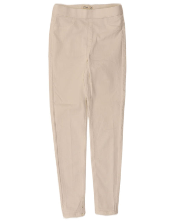 Marks & Spencer Pantalones Jegging Casuales para Mujer UK 8 Small W24 L26 Blanco