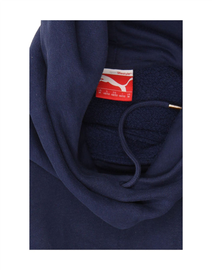 Sudadera Con Capucha Puma Hombre Azul Medio