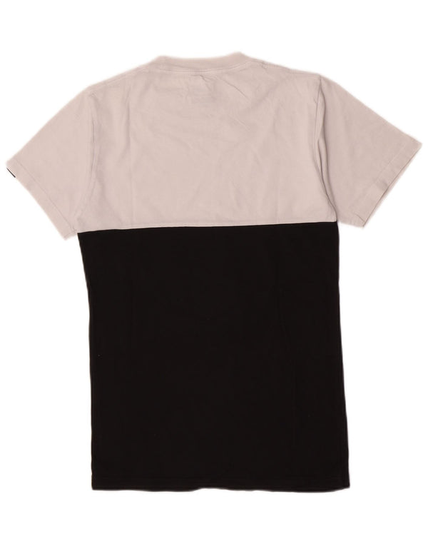 Vans Camiseta de corte clásico para hombre Top XS Algodón color block negro