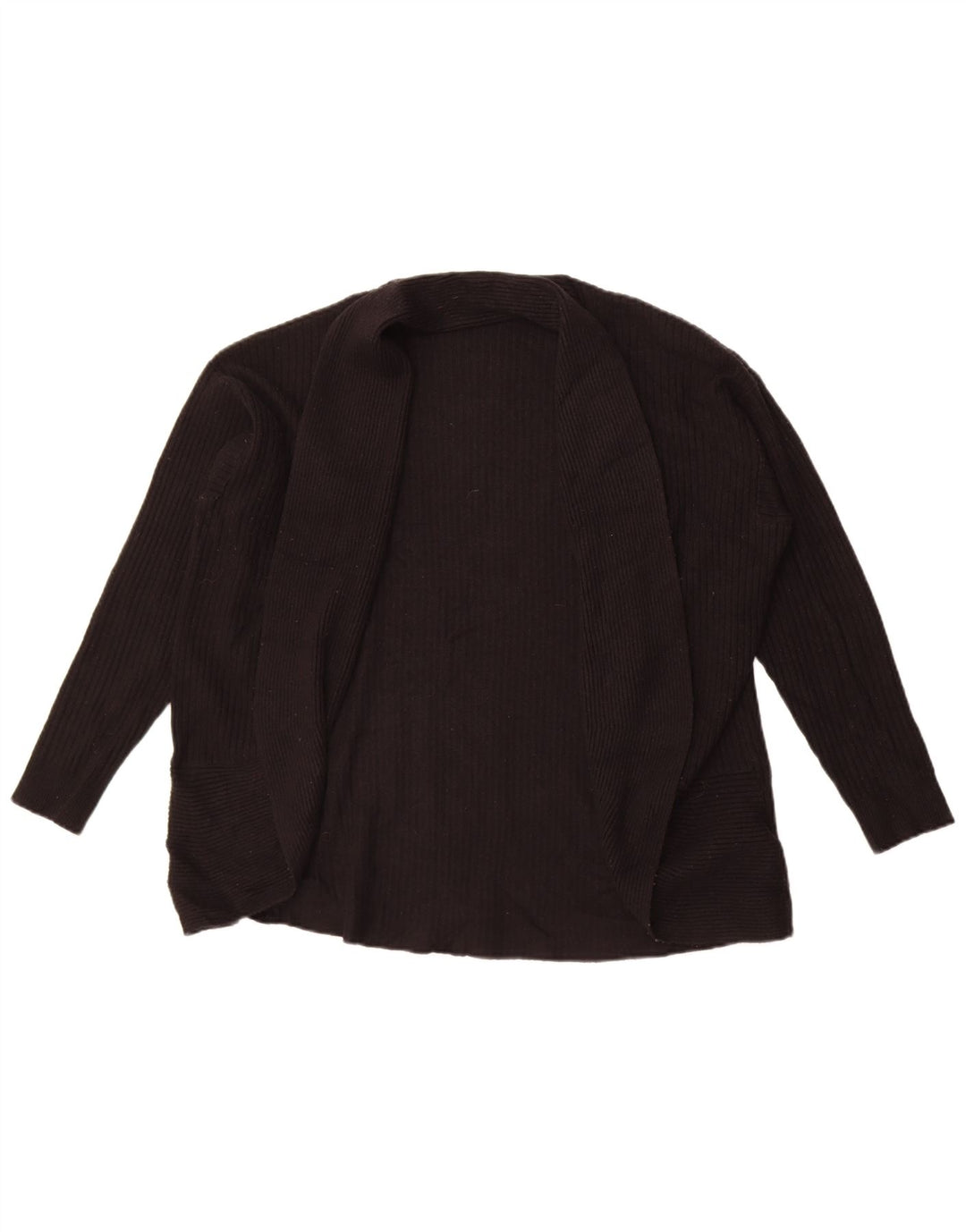 Marks & Spencer Suéter tipo cárdigan abierto Per Una para mujer UK 46 Grande Negro