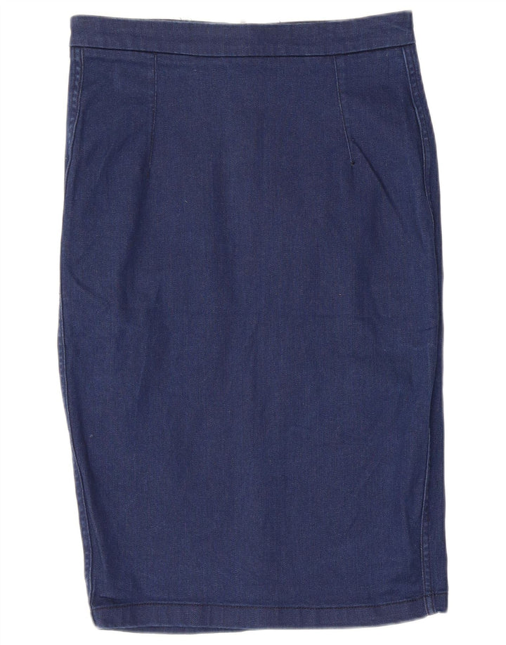 Zara Mujer Falda Vaquera Mediana W28 Azul