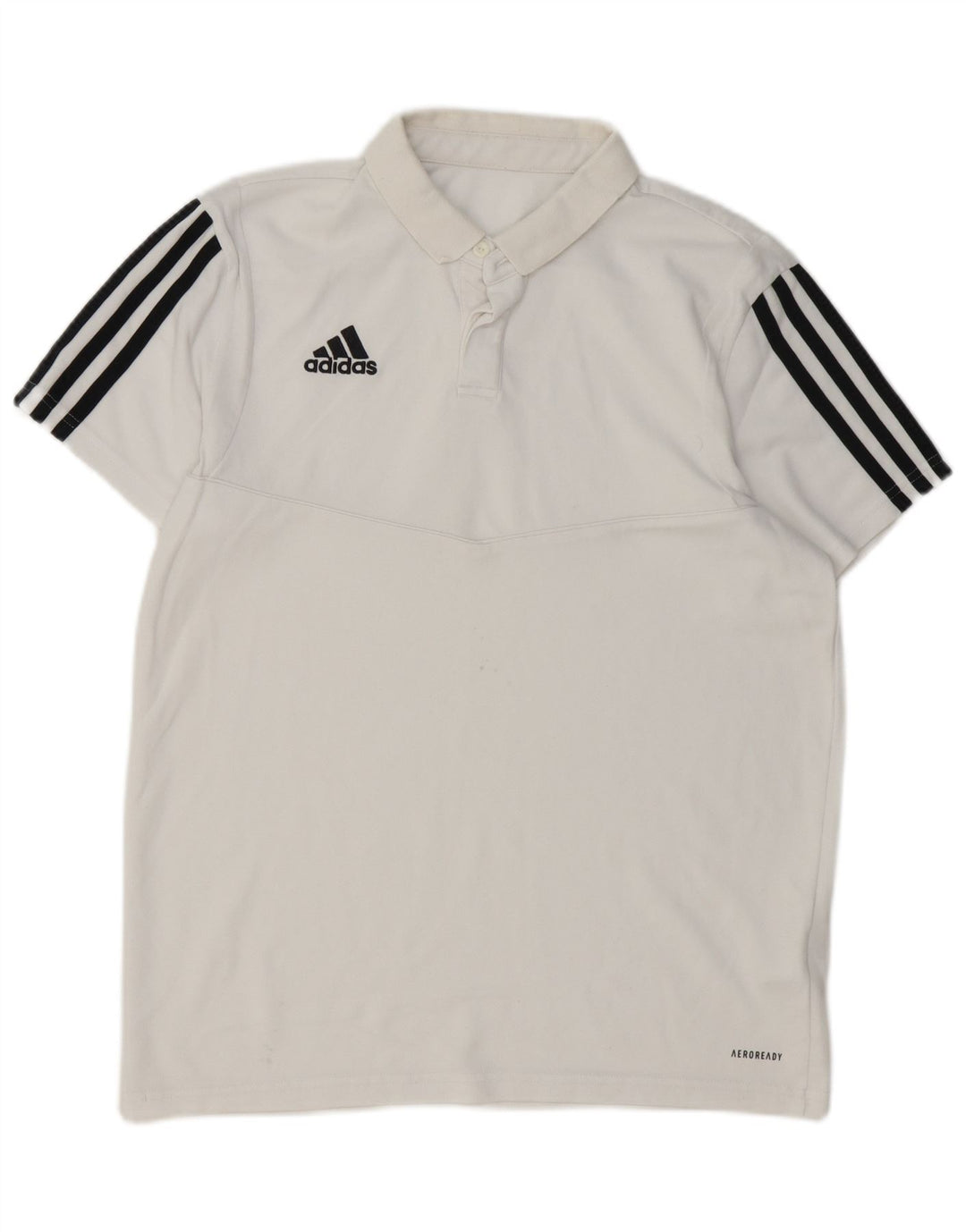 Adidas Polo Aeroready para Hombre Algodón Blanco Mediano
