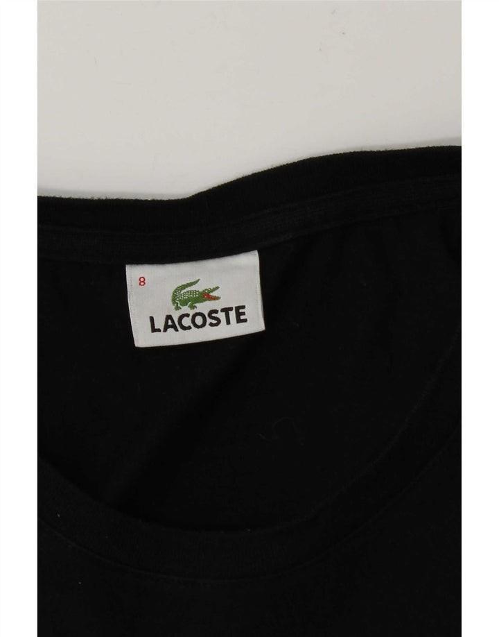 Camiseta Lacoste Hombre Talla 8 3XL Negro