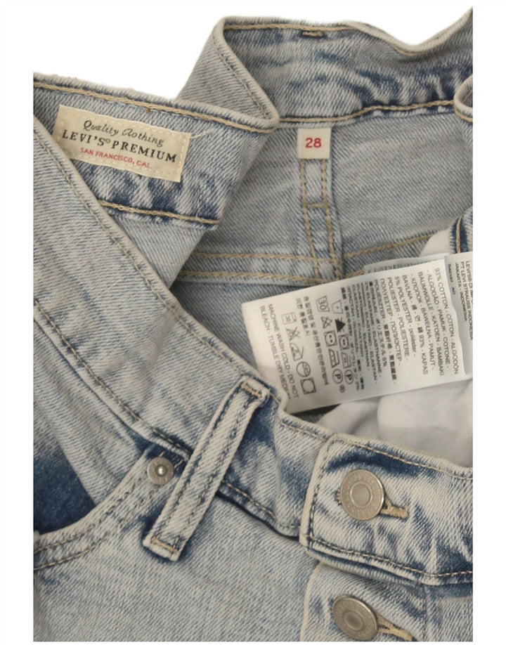Falda Vaquera Levi's Mujer W28 Algodón Azul Medio