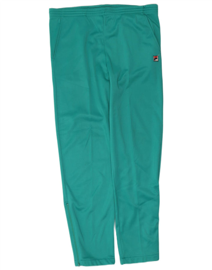 Fila Pantalón De Chándal Para Hombre Grande Verde Poliéster