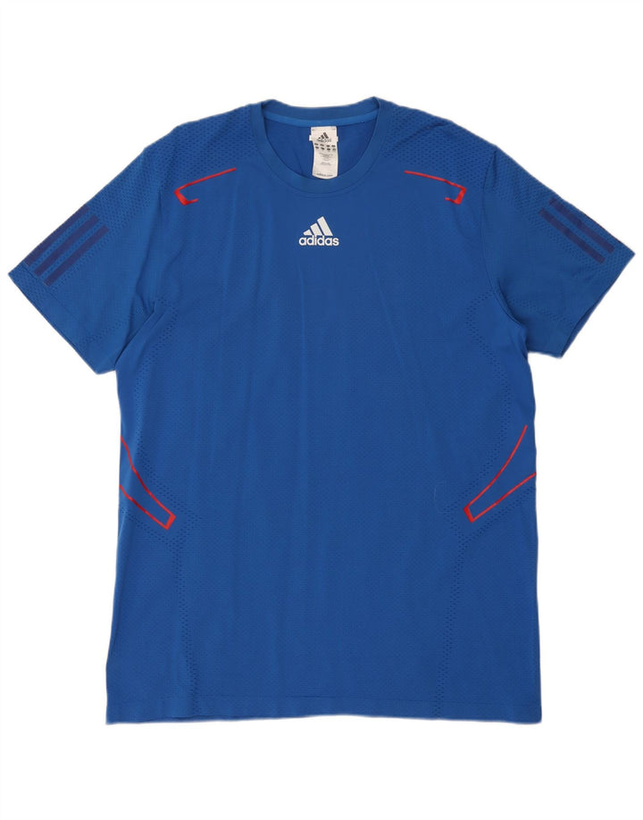Adidas Hombre Climacool Camiseta Top XL Poliamida Azul