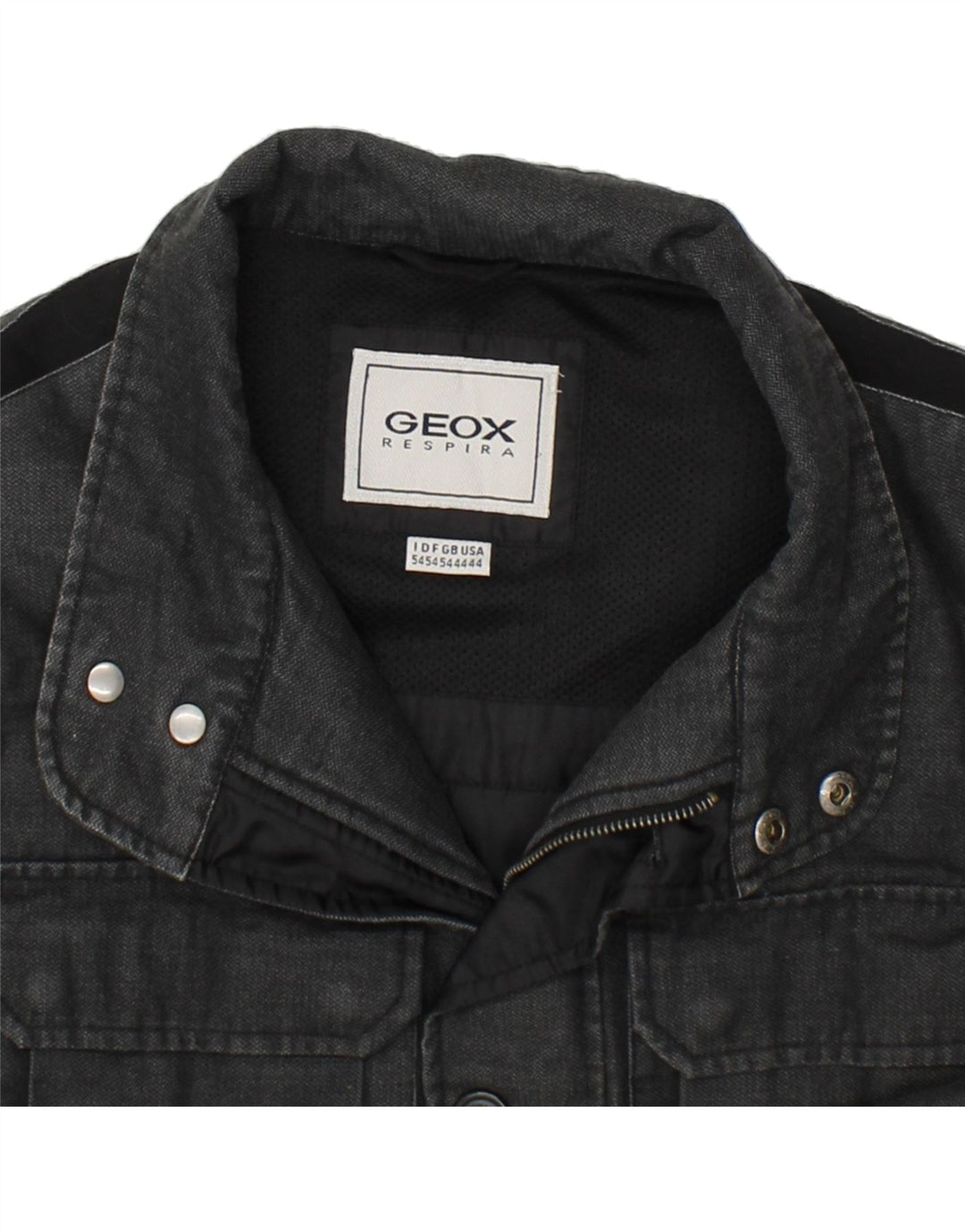 GEOX Abrigo Respira para hombre UK 44 2XL Gris Poliéster