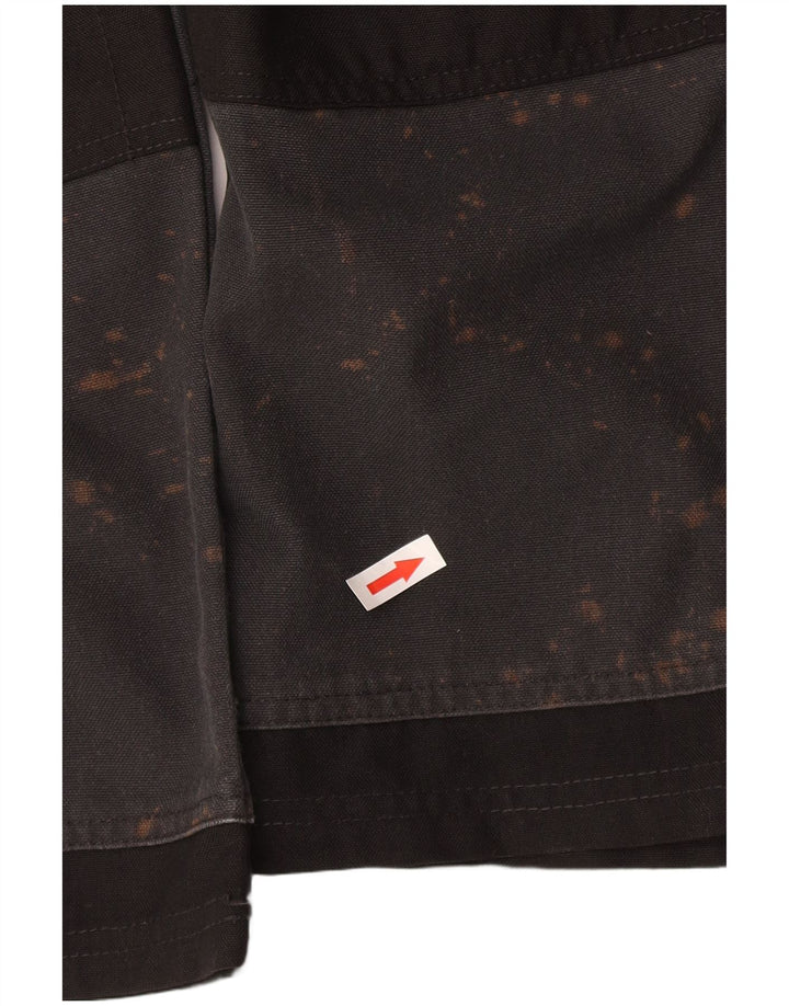 Dickies Pantalones cargo rectos para hombre W30 L28 Poliéster color block gris