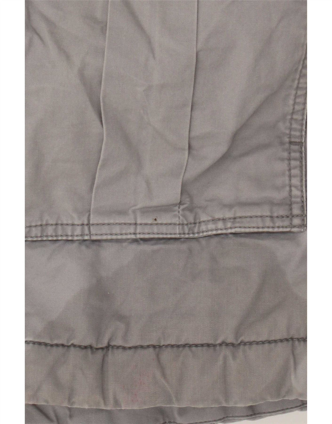 Parka con capucha para mujer Gap UK 10 Small Grey Cotton