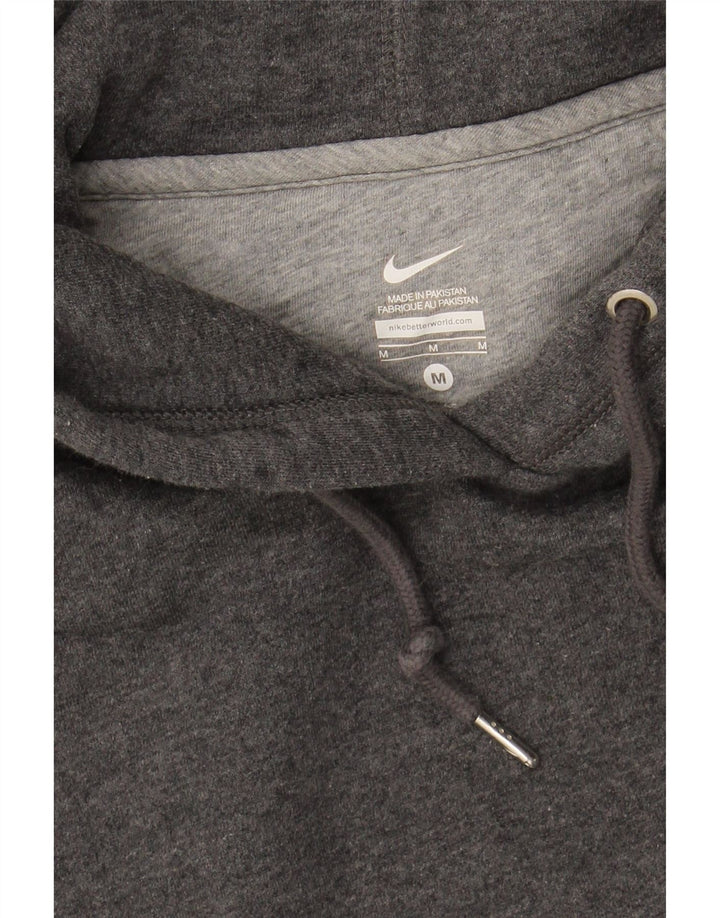 NIKE Womens Hoodie Jumper UK 14 Medium Grey Cotton Vintage Nike and Second-Hand Nike from Messina Hembry 