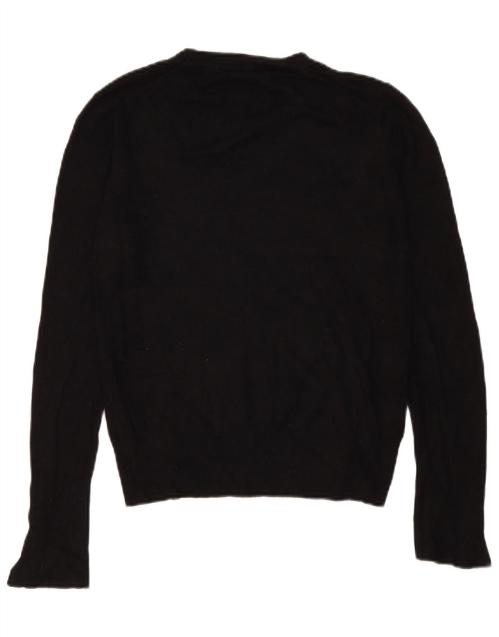 Zara - Jersey de cuello redondo para mujer, talla 40, talla M, color negro