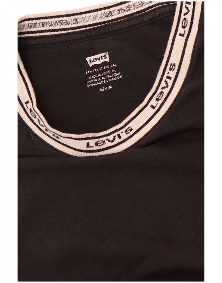 LEVI'S Camiseta gráfica para mujer Top UK 44 Medium Black