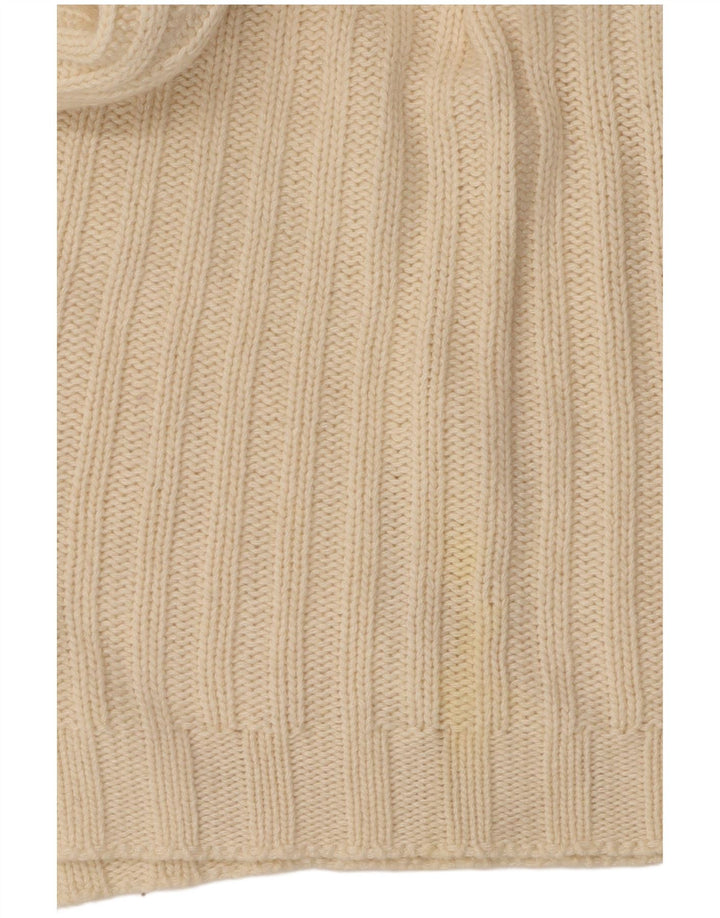 Massimo Dutti Jersey sin Mangas con Cuello Redondo para Mujer UK 42 Medium Beige