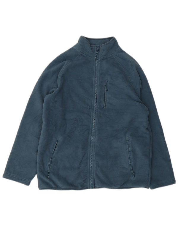 Marks & Spencer Chaqueta polar para hombre UK 38 Poliéster azul medio