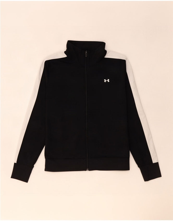Under Armour Hombre Chándal Top Chaqueta XS Negro Colorblock Poliéster