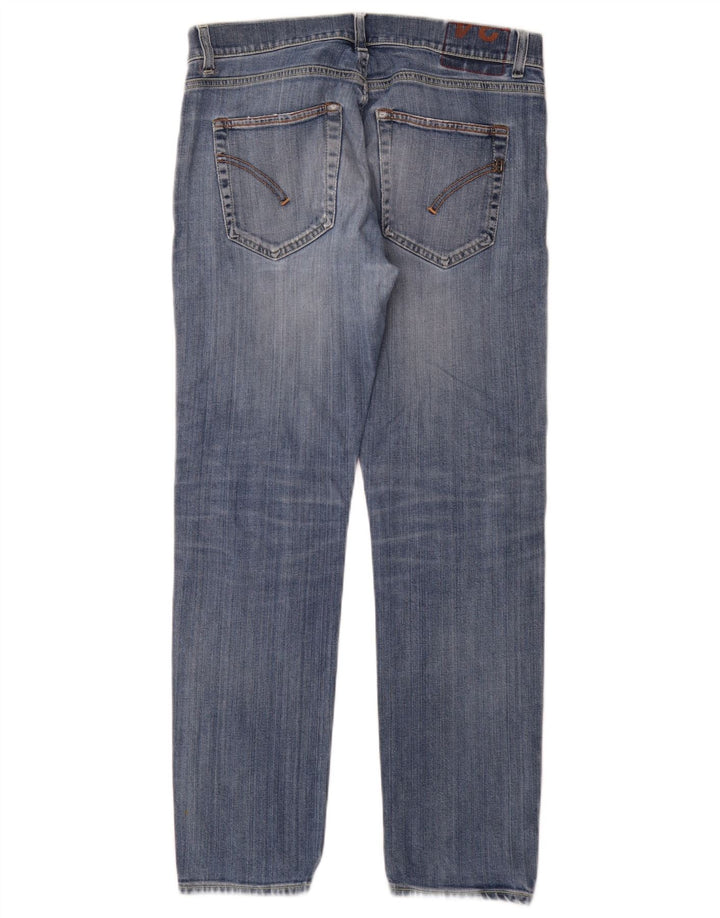 Dondup Vaqueros Rectos Hombre W34 L31 Algodón Azul
