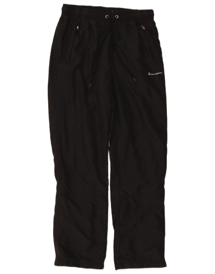 Champion Pantalones De Chándal Para Hombre Poliéster Negro Mediano