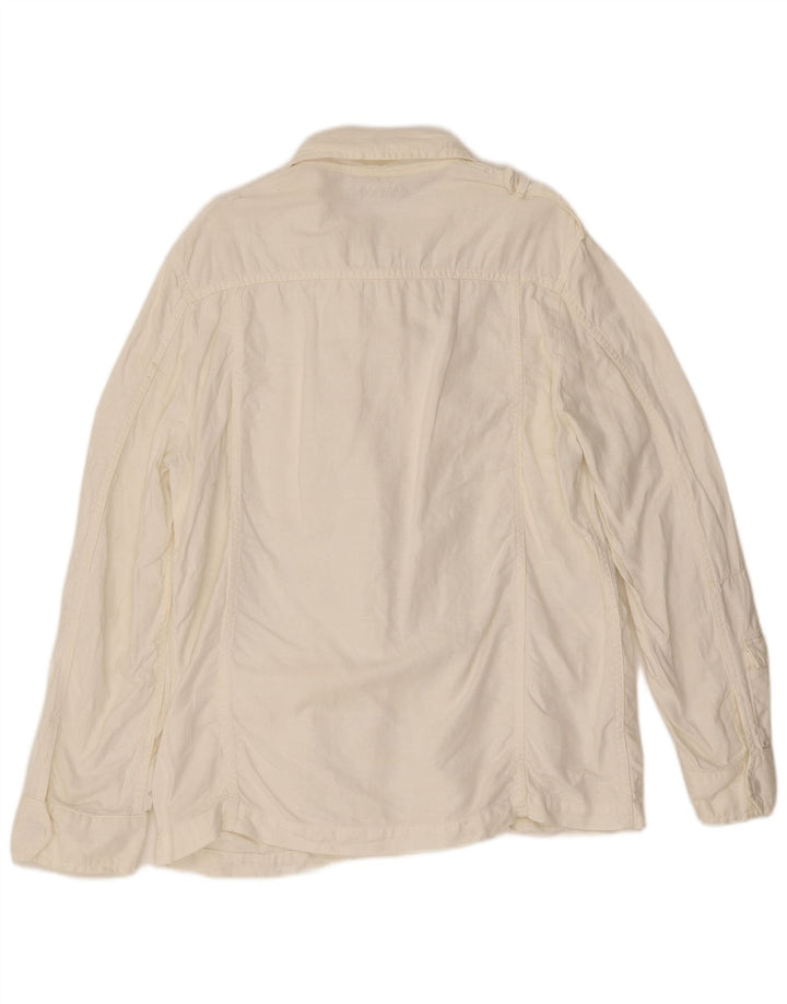 Camisa Militar Ferre Hombre Mediana Blanca
