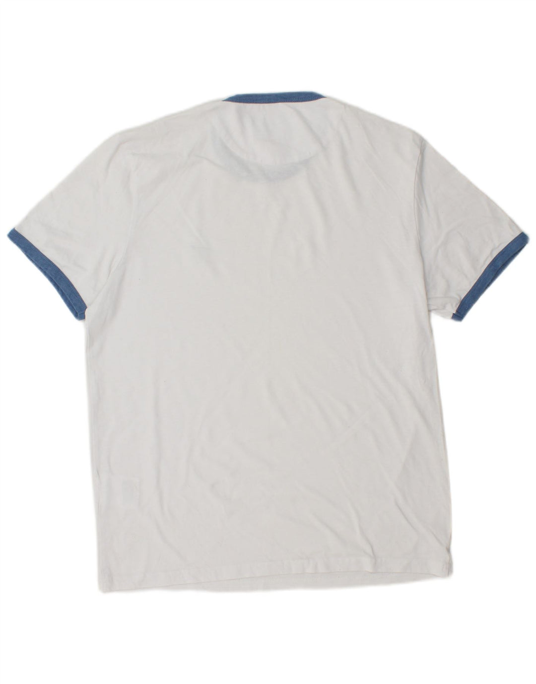 LYLE & SCOTT Camiseta para hombre Top grande de algodón blanco