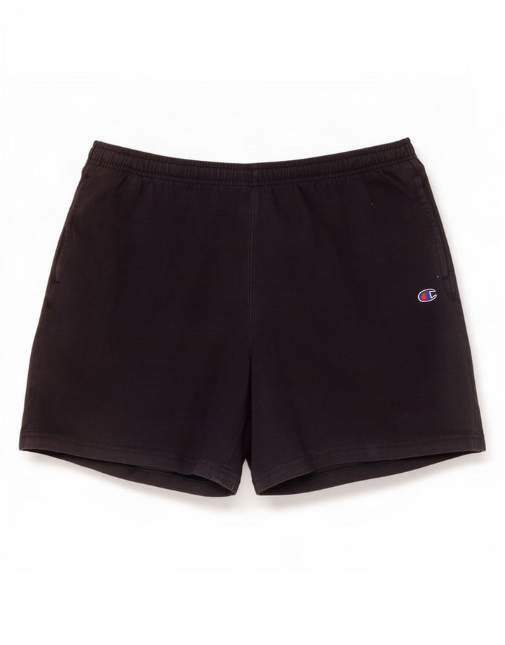 Champion - Pantalones cortos deportivos para hombre, talla grande, algodón azul marino