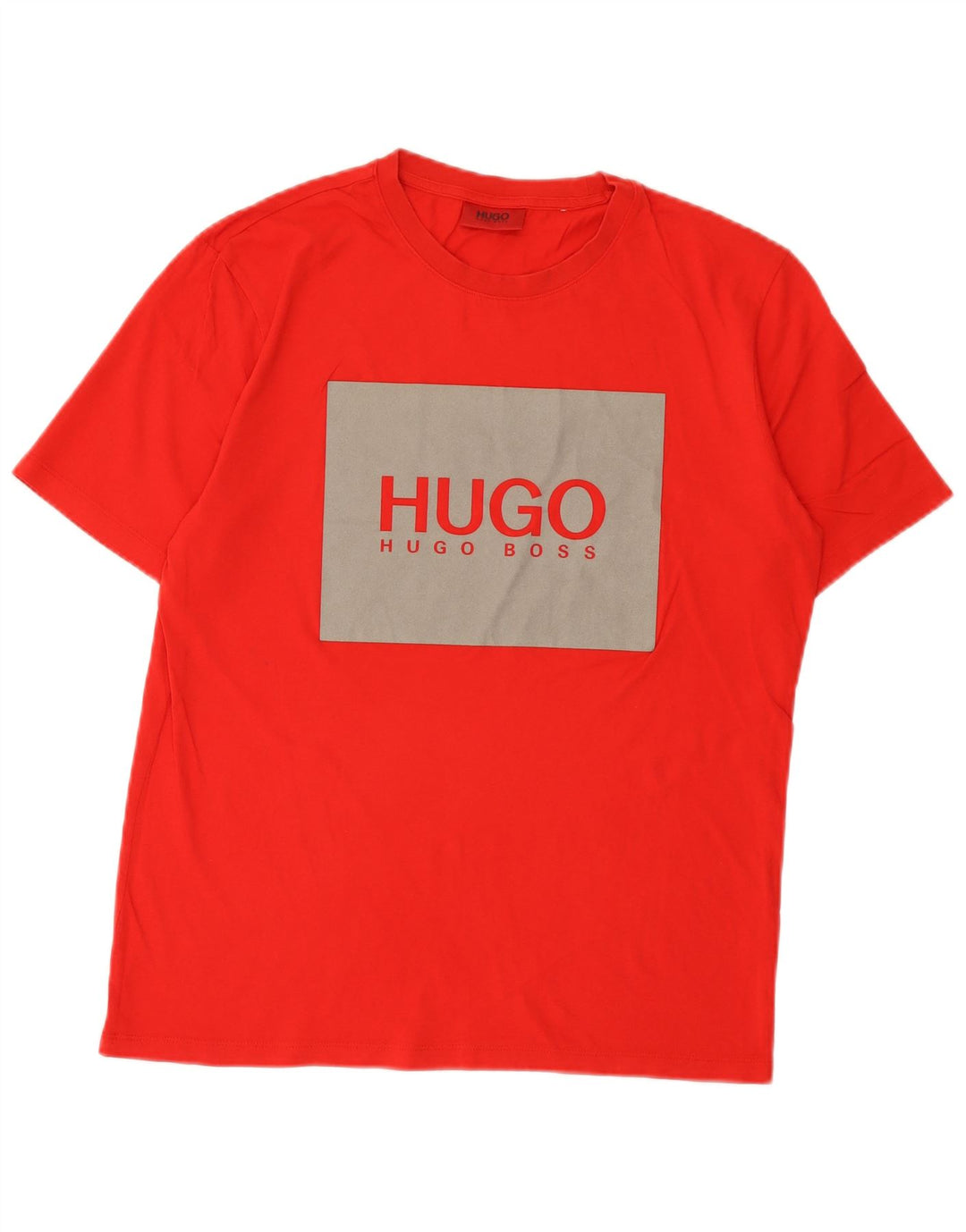 Hugo Boss Hombre Camiseta Gráfica Top Pequeño Rojo