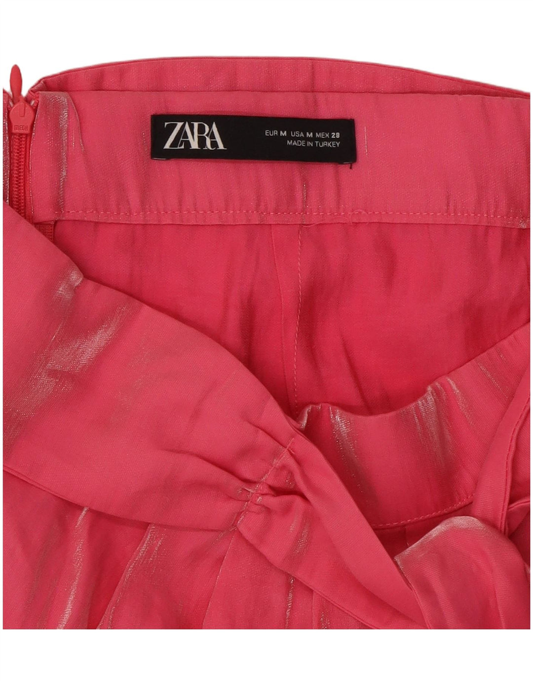 Zara Mujer Minifalda Mediana W28 Rosa