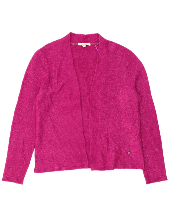 White Stuff Cárdigan extragrande para mujer, talla S, poliacrílico rosa