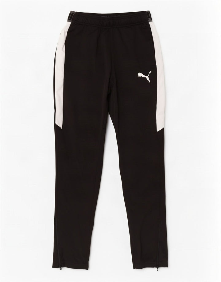 Pantalones De Chándal Puma Hombre Negro Mediano Poliéster Color Block