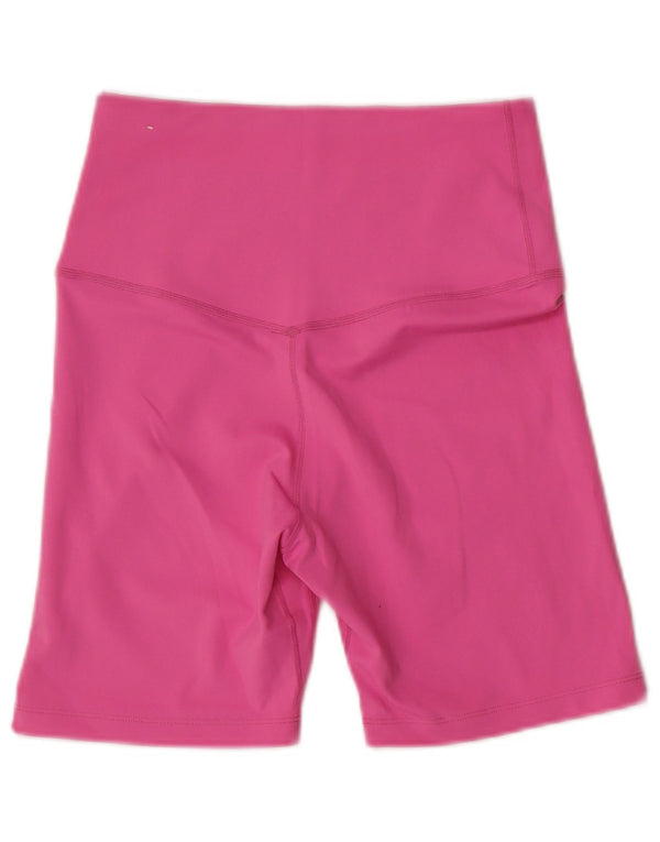 Nike - Pantalones cortos deportivos Dri Fit para mujer, talla 8, poliéster rosa pequeño