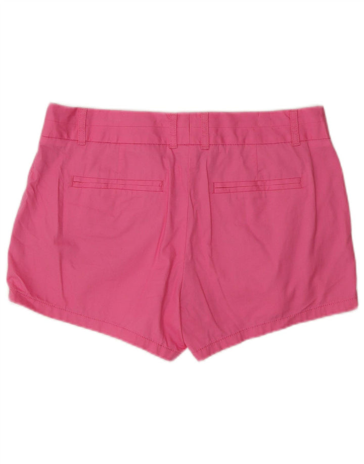J. CREW Pantalones cortos chinos para mujer US 6 Medium W32 Algodón rosa