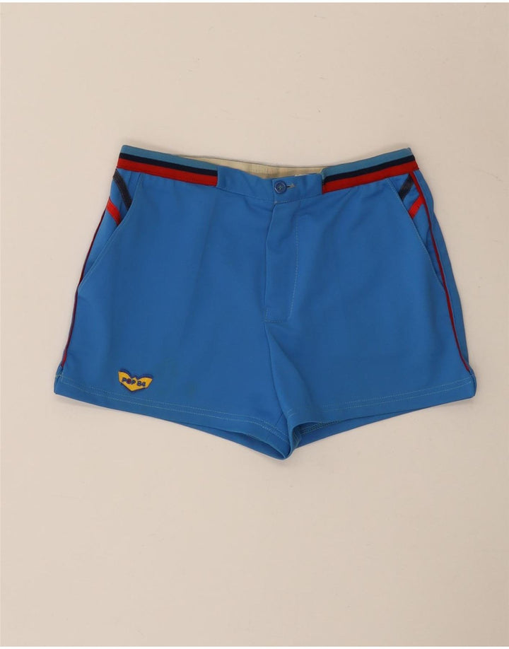 Pantalones cortos chinos para mujer POP 84 W28 Azul medio