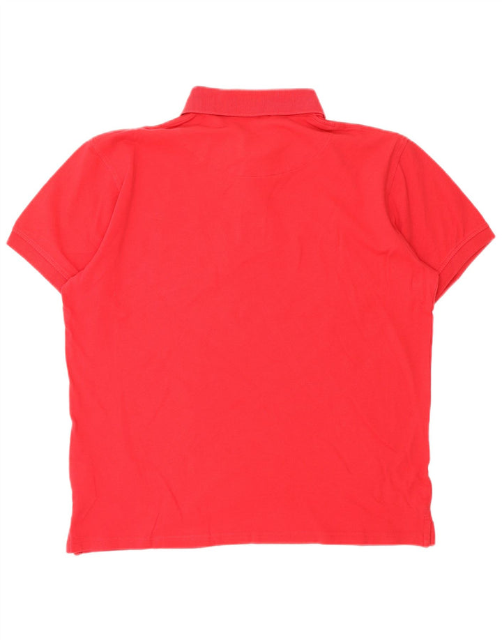 TRUSSARDI Polo Hombre Grande Rojo Algodón