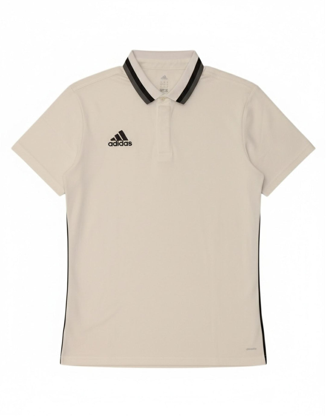 Adidas Mens Climalite Polo Camisa Grande Blanco Poliéster