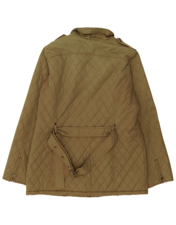 Crew Clothing Chaqueta acolchada militar Sherpa para mujer UK 14 Medium Khaki