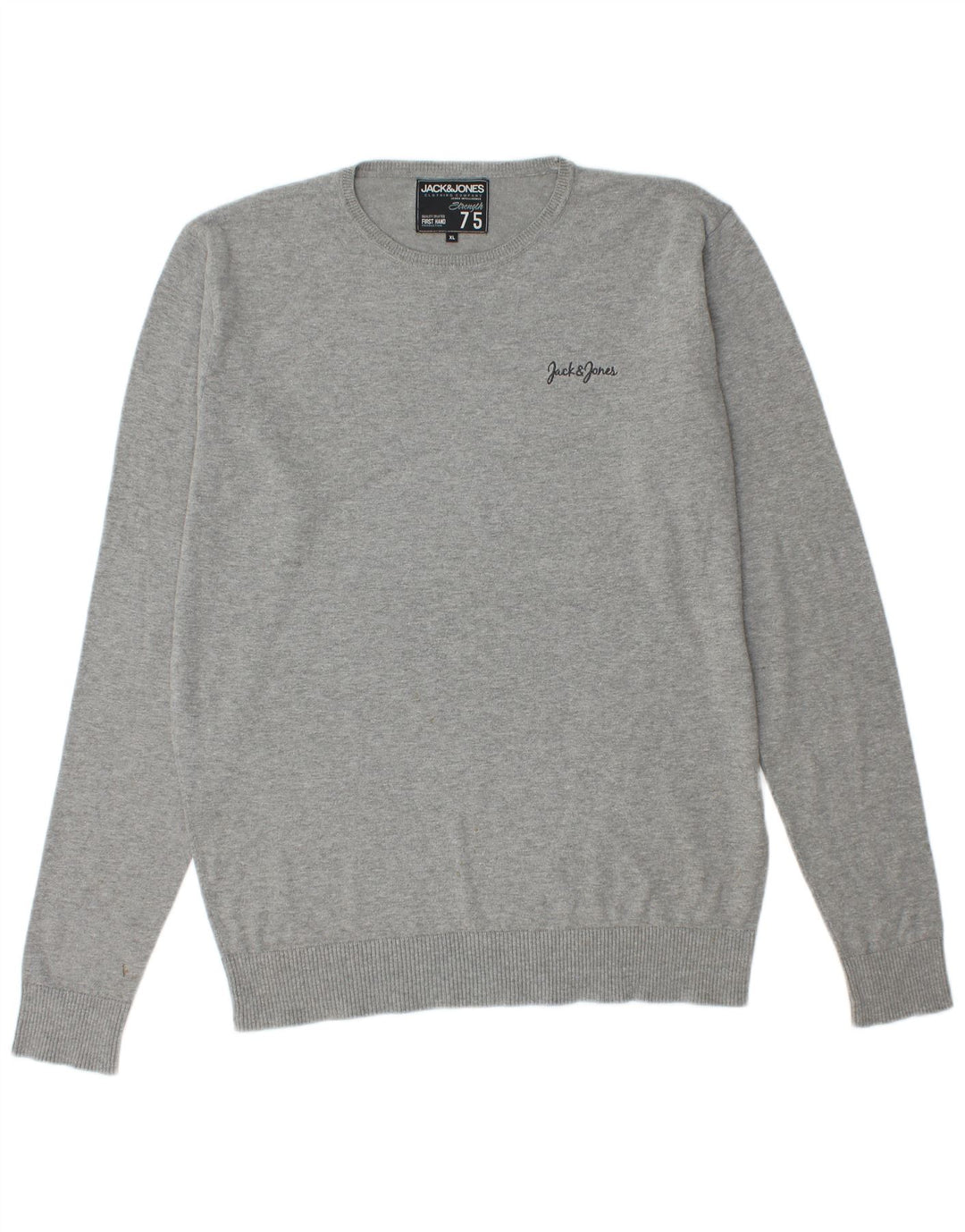 Jack & Jones Jersey De Cuello Redondo Para Hombre XL Gris Moteado
