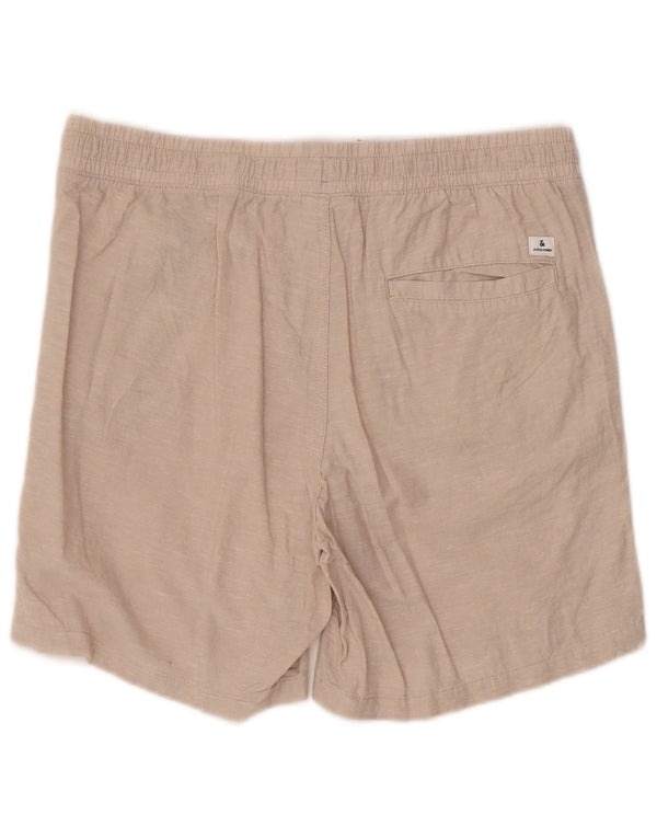 Jack & Jones Mens Chino Shorts Medium W32 Algodón Gris
