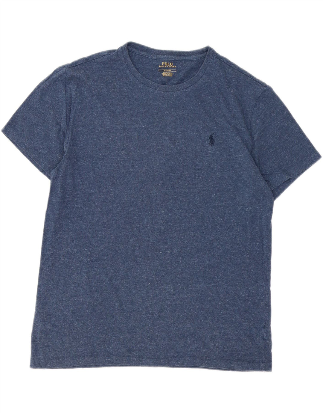 POLO RALPH LAUREN Camiseta Hombre Top Medio Azul Marino Algodón