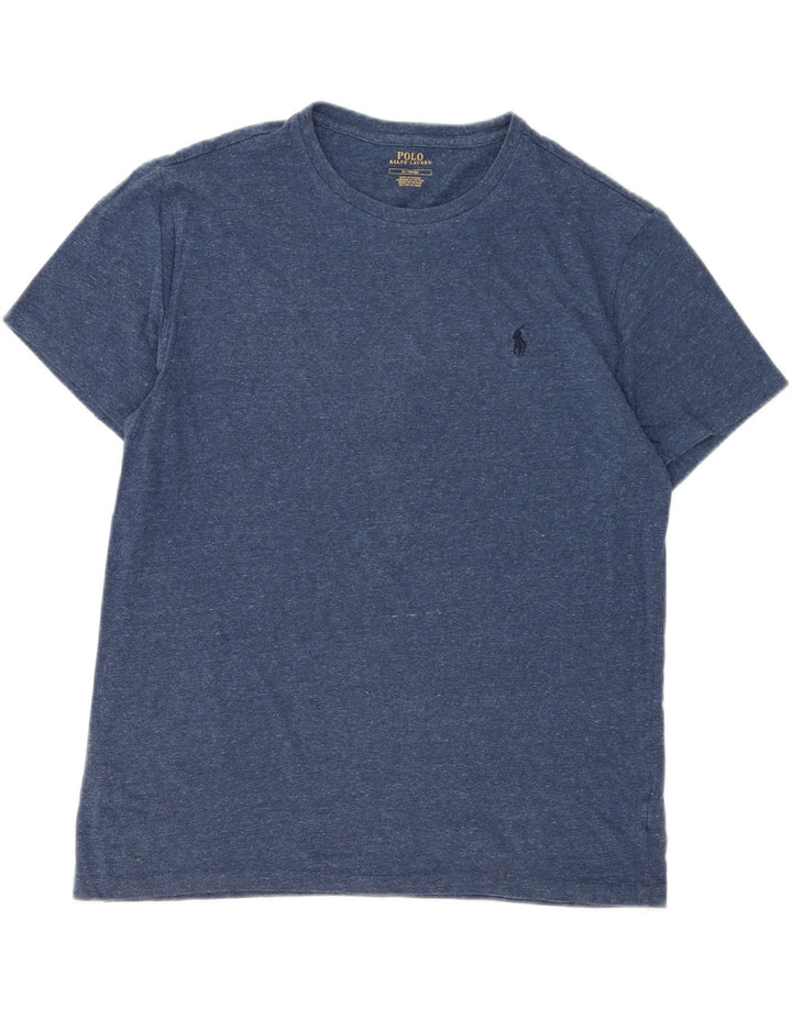 POLO RALPH LAUREN Camiseta Hombre Top Medio Azul Marino Algodón