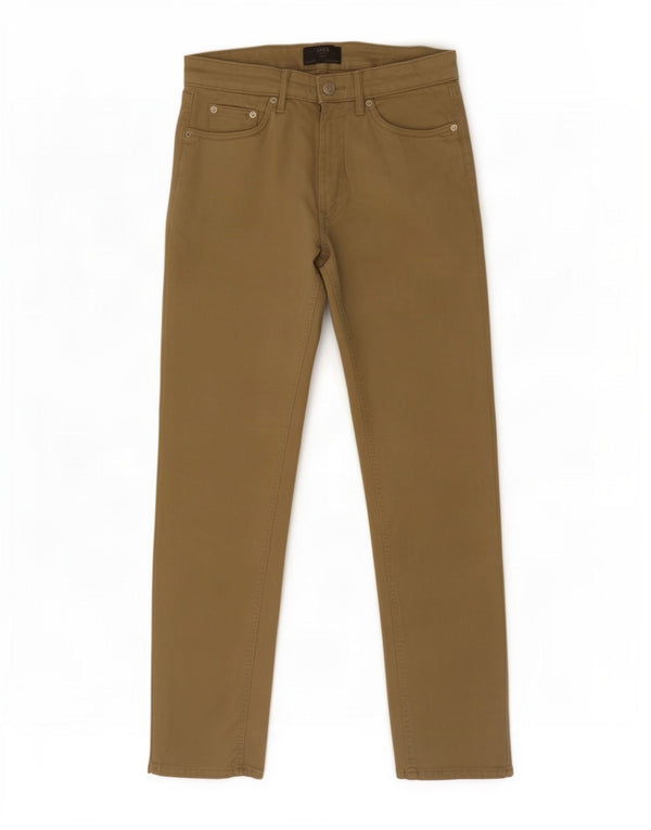 Marks & Spencer Pantalones informales ajustados para hombre W30 L29 Algodón beige