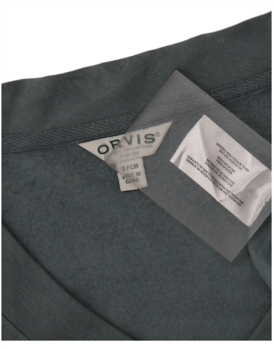 ORVIS Sudadera extragrande para mujer UK 10 Small Blue Modal